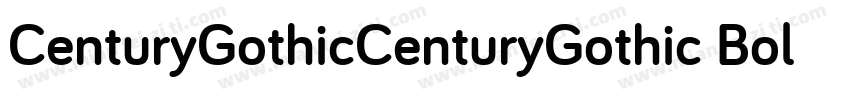 CenturyGothicCenturyGothic Bold字体转换